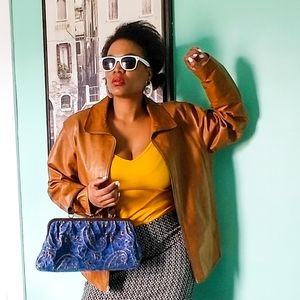 Gap Oversized Genuine Leather, Tanned, 1X